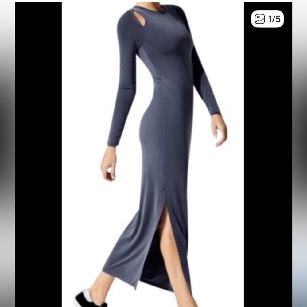 Carbon28 x small cupro cutout small maxi dress